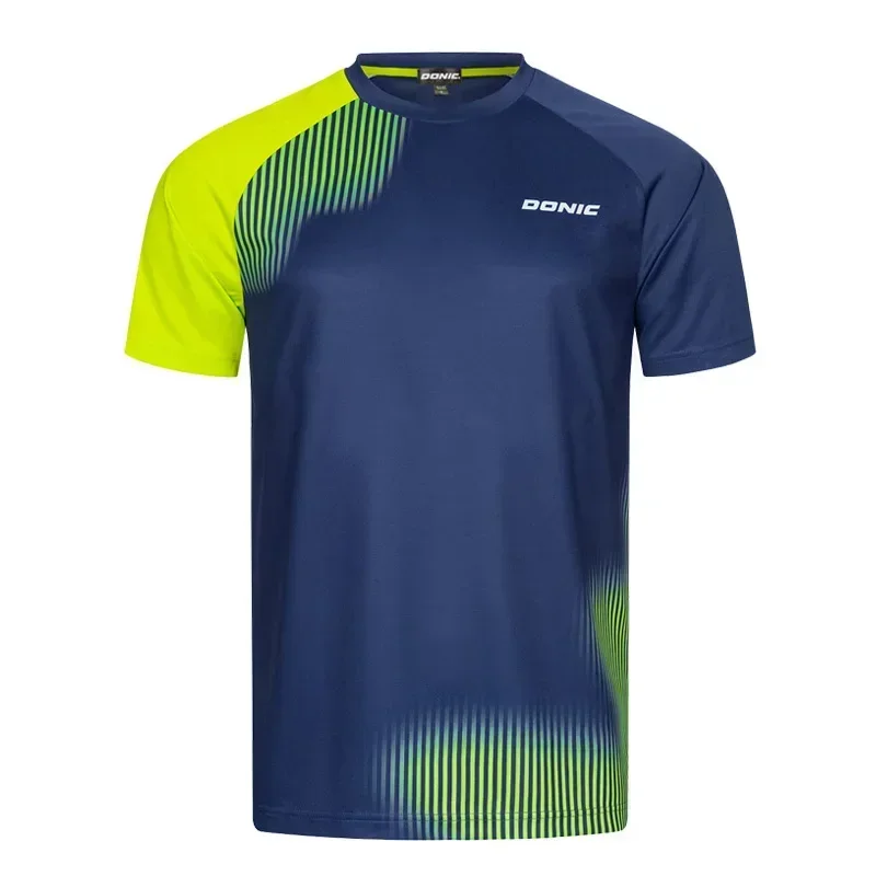Badminton Vector - Men Table Tennis T-Shirt Undercurrent Pattern