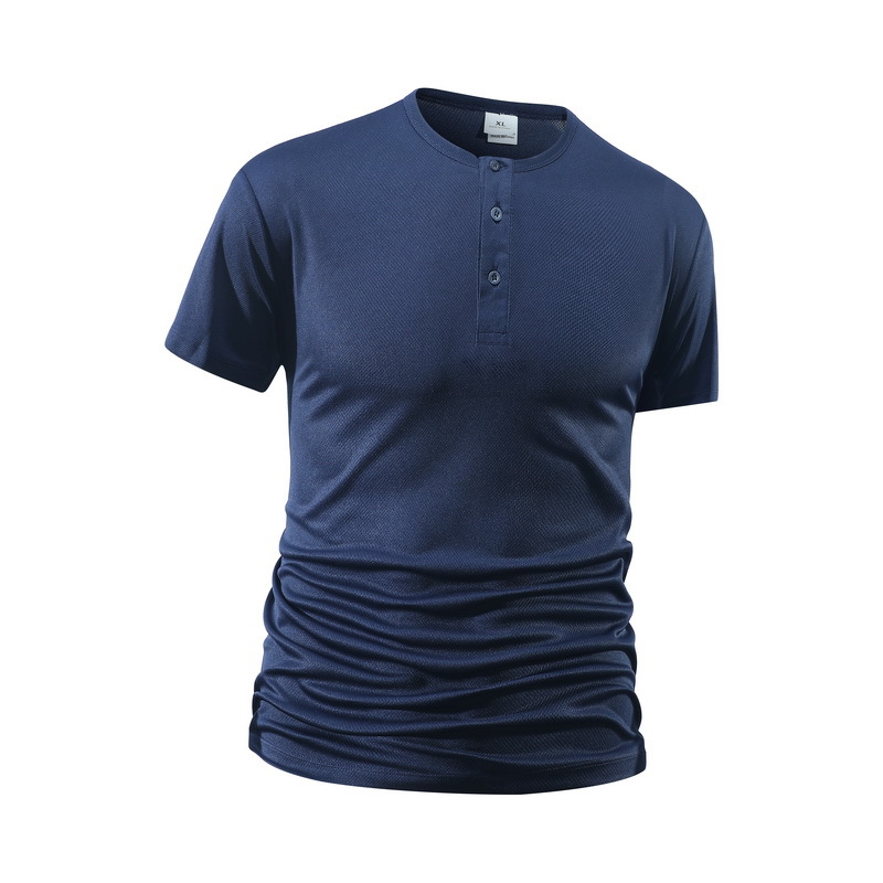 Summer Men's Solid Color Fitne - огляд і ціна T Shirt Dry Fit