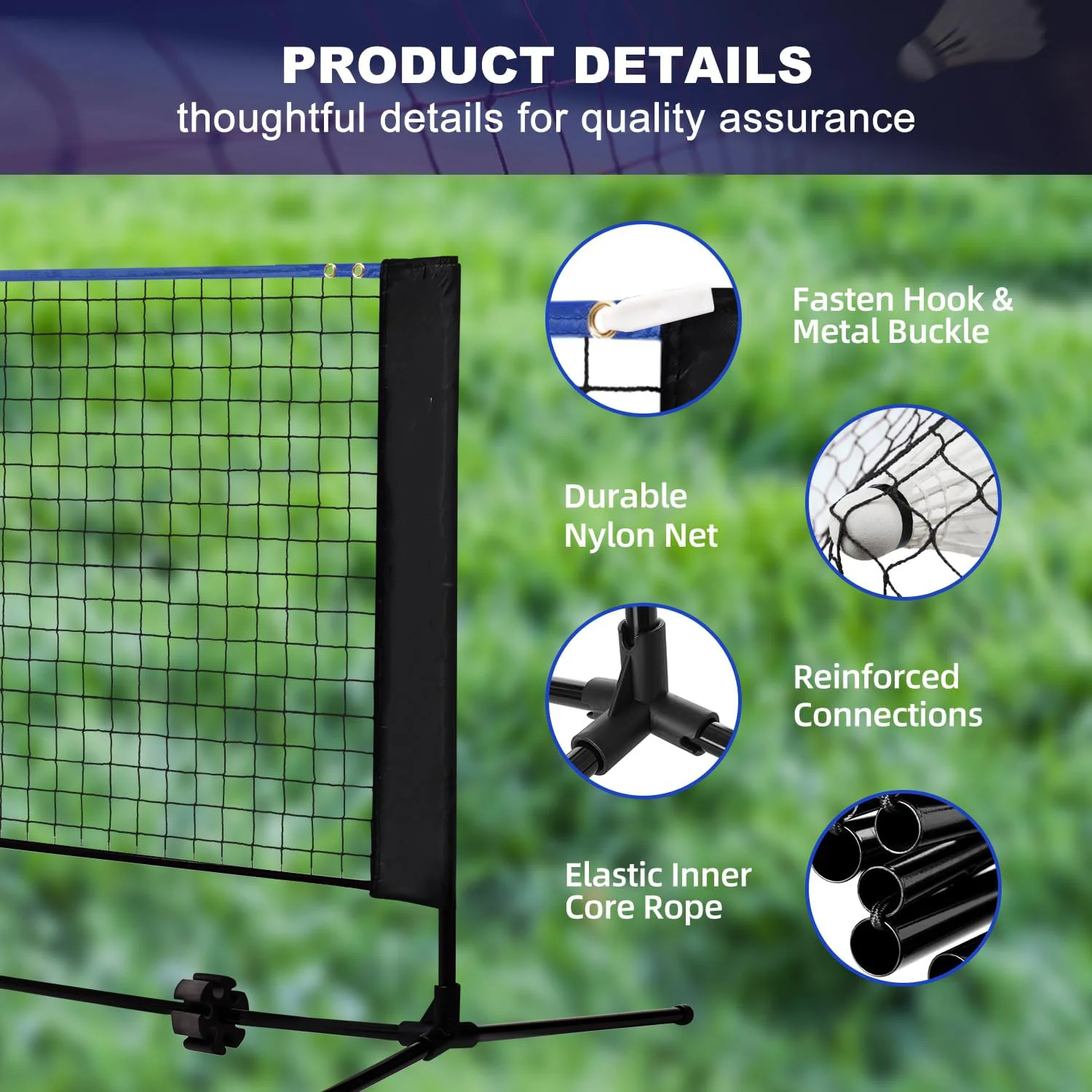 Height Steel 10FT Multi Sport  - огляд і ціна Badminton Outdoor